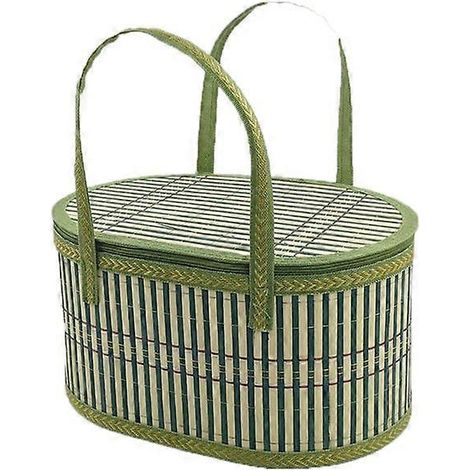 Tragbarer Aufbewahrungskorb für Snacks und Proviant, vielseitiger Organizer aus Stoff, ideal für Zuhause, Camping und Picknicks, einzigartiges Design, praktisch und leicht. (1/5)