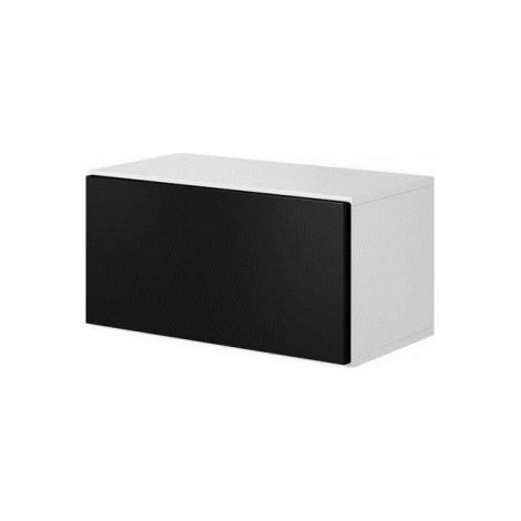 Cama MUEBLES ROCO RO3 Estantería: Mueble de pared/suelo blanco con sistema PUSH-CLICK (1/4)
