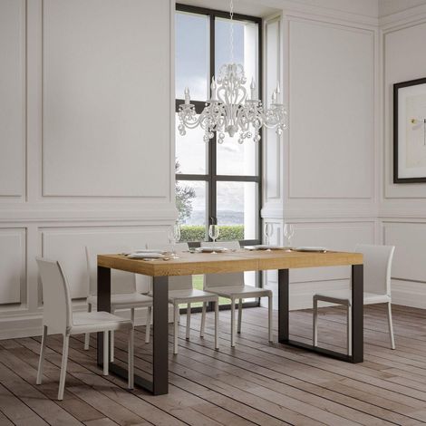 Tavolo allungabile a 420 cm TECNO 90X160 Quercia Natura (1/4)