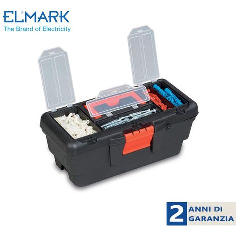 CASSETTA PORTA ATTREZZI IN PLASTICA CON ORGANIZZATORE 22"
