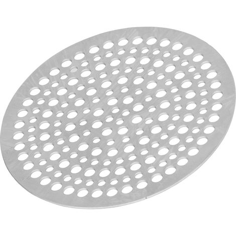 Grille de Drain Ronde en Acier Inoxydable - Filtre Anti-Bouchage pour Douche et Salle de Bain (82mm)