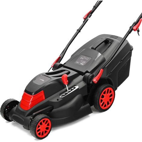 Tondeuse À Gazon Électrique Pour Pelouses Jusqu’à 1000 M², 1600 W, Largeur De Coupe 38 Cm, Bac De Ramassage 40 L, Réglage Hauteur De Coupe 5 Positions 25 À 75 Mm, 3450 Tr/Min (1/5)