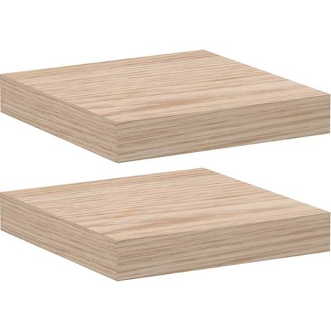 vidaXL Mensole Pensili 2 pz 23x23,5x4 cm in Truciolato (1/5)