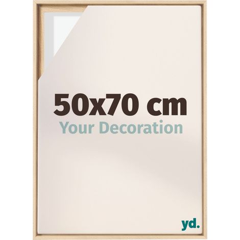 Your Decoration - Cadre flottant - Hetre - Cadre en caisse américaine pour toile sur chassis - MDF - Lyon (1/5)