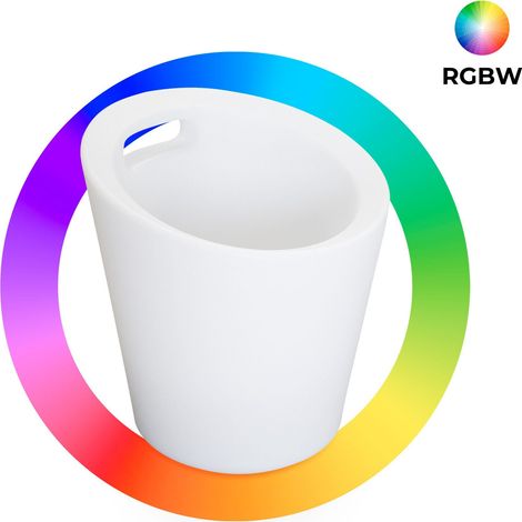 Secchiello LED RGBW - 6W - Ø 29 cm - Ricaricabile