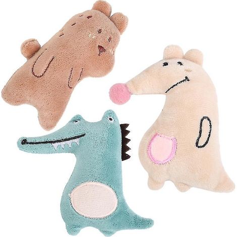 Lot de 3 peluches chat (1/3)