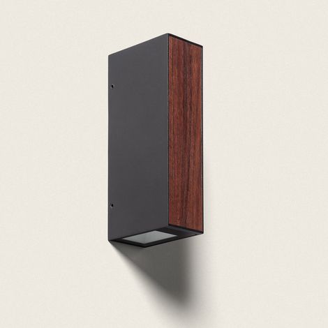 Aplique de Pared Exterior LED 6W Aluminio Wox Marrón oscuro