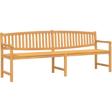 Gartenbank 228x59,5x90 cm Massivholz Teak vidaXL (1/5)