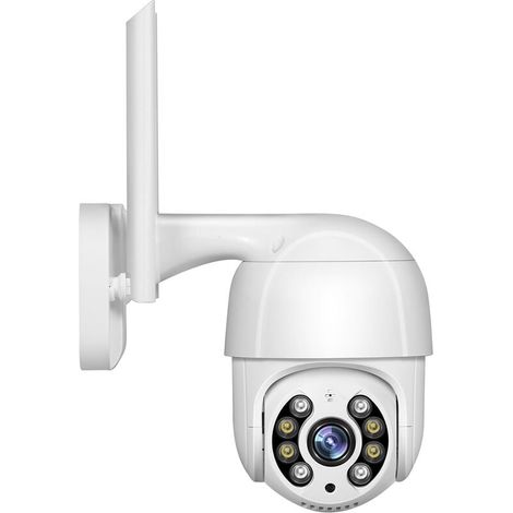 1080P Hd 2Mp Cameras Sans Fil De Surveillance Wifi Microphone Integre Et Haut-Parleur Exterieur Ip66 Etanche Vocale Bidirectionnelle, Ensoleillé (1/5)
