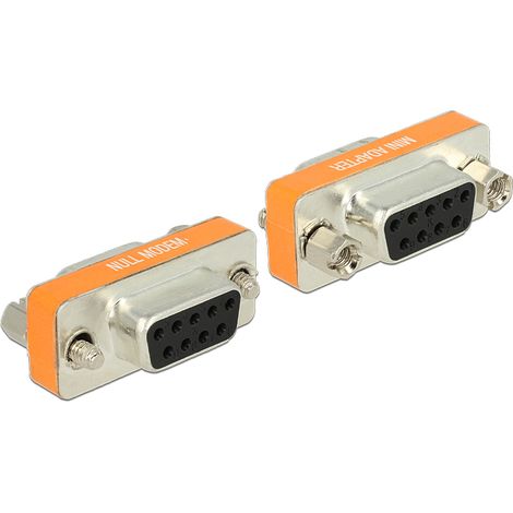 Delock adapter null modem sub-d 9 pin female female gender changer