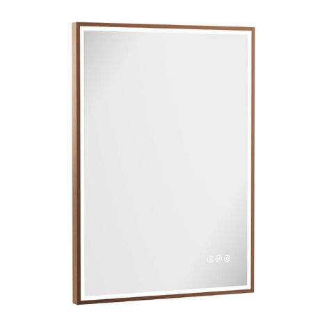 Crosswater MPRO Miroir - 70x50cm - vertical/horizontal - éclairage LED - Bronze brossé