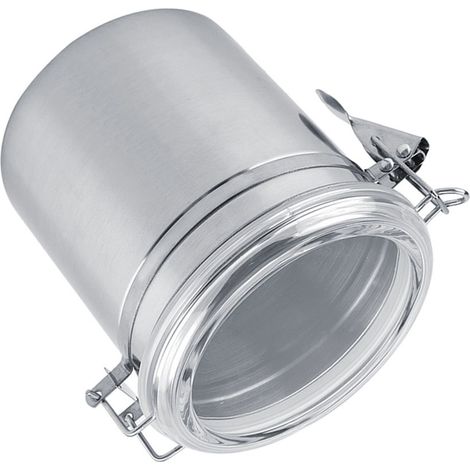 Bocal de conservation sous vide en acier inoxydable 1450ml pour café, sucre, thé et grains (1/5)