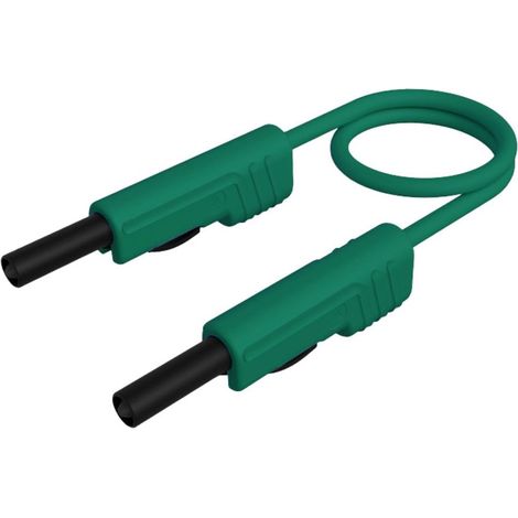 Hirschmann Test & Measurement MLB 100/1 V gn Cordon de mesure Banane mâle 4 mm Banane mâle 4 mm 1.00 m vert 1 pc(s) (1/2)