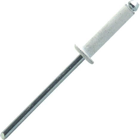 Scell-It – Rivets aluminium blanc 4X16 pour fixation esthétique – Tête plate RAL 9003 – Boîte de 250 unités – AWD4016 (1/5)