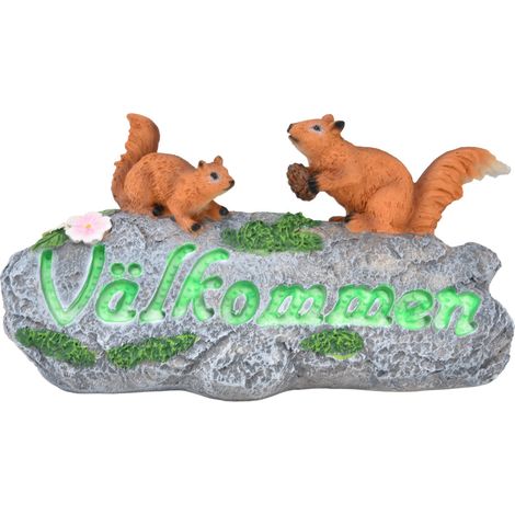 Statue d'écureuil, ornement animalier en résine, imperméable, finement sculpté, pour pot de fleurs de jardin ou porche
