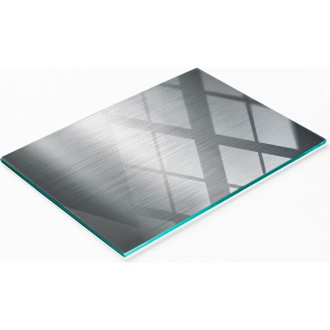 Planche décorative multifonctionnelle pour cuisine avec fond en métal trempé 80x52 cm (1/5)