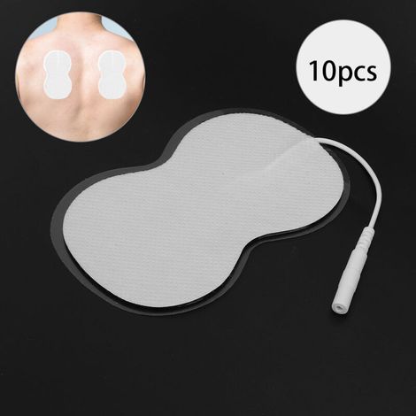10 Électrodes en 8 pour TENS, 2mm - Électrothérapie et Massage Musculaire