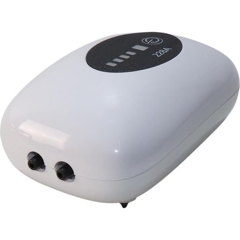 Pompe À Air D'aquarium Portable Rechargeable À Piles Pompe À Oxygène Pour Aquarium Avec Deux Sorties (1/5)