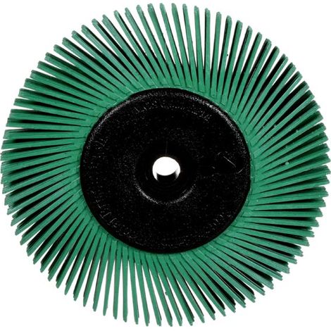Brosse Radiale Bristle BB-ZB TA 150x13x25mm P50 Vert + Adaptateur 3M