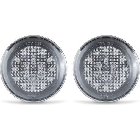 KIT LUCI TARGA A LED 2 PEZZI COMPATIBILE CON Mercedes Classe C W202 dal 1997 al 2001 / VETRO TRASPARENTE
/ LED 6000K EFFETTO XENON / CAN-BUS, PLUG AND PLAY