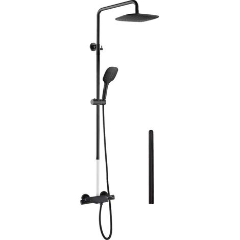 Colonne de douche thermostatique avec mitigeur et douchette à main 3 jets (1/5)