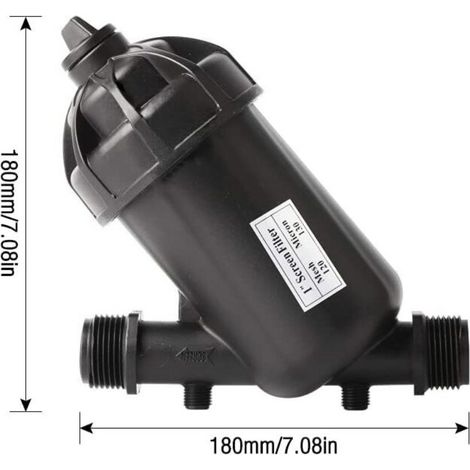 Filtre à Eau dirrigation Goutte, 120 Mesh 130 Micron Niveau Filtre à Disque Goutte à Goutte Filtre à Eau dirrigation, pour lirrigation Goutte à Goutte Agriculture Jardin arrosage MOONSTARS (1/4)
