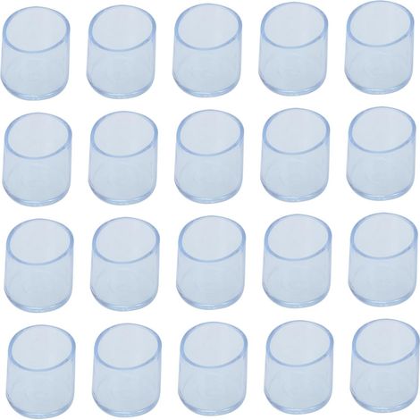 Lot de 20 protège-pieds de chaise transparents en PVC, et réduction (1/5)