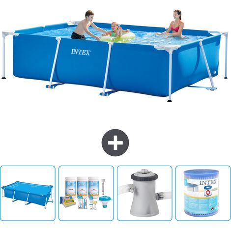 Rechteckiger Frame Pool - 300x200x75 cm - 5-teilig S40149 (1/4)