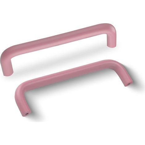 4 Maniglie per Mobili in Alluminio 96mm, Maniglie per Ante di Armadi con Viti, Pomelli per Cassetti, per Armadi e Cucine, Rosa (1/5)