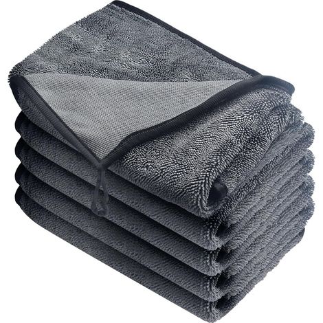 5 Stück Shiny Bath XXL Trockentuch, Shiny Wipes Tücher original, Fast Dry Trockentuch 40x60cm, Duschkabinen Tuch zum Wasser Abziehen in Dusche und Bad, Haushalt Saugstarkes