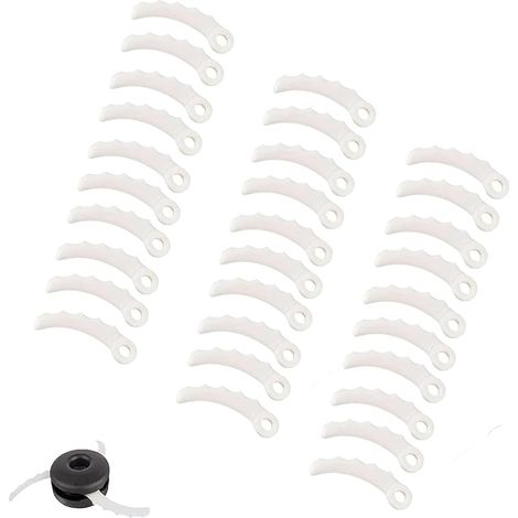 30 lames de rechange en plastique pour débroussailleuse Makita 198426-9 198383-1 DUR368AZ DUR369AZ DUR368LZ (1/5)