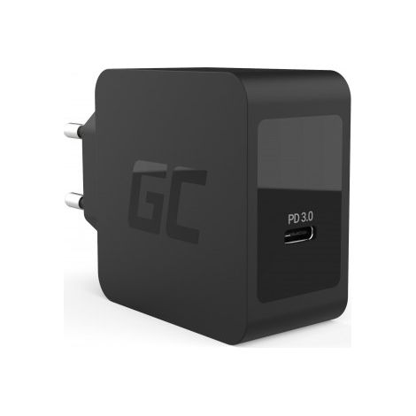 Cargador Green Cell USB-C PD de 18 W: carga rápida, universal (1/5)