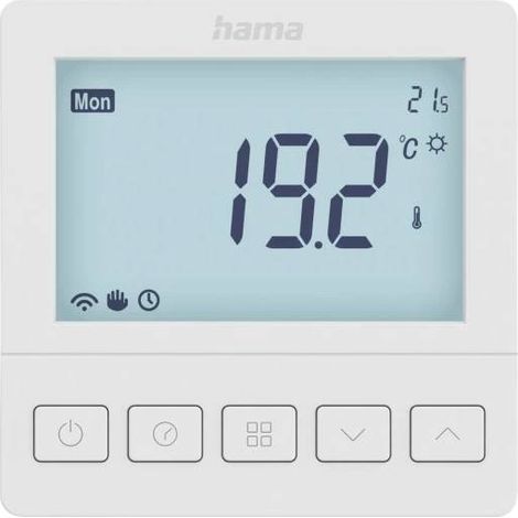Hama Smartes Fußbodenheizungs-Thermostat blanc, digital Wi-Fi (1/5)