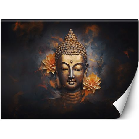 Papier peint Bouddha or abstrait 450x315 (1/5)