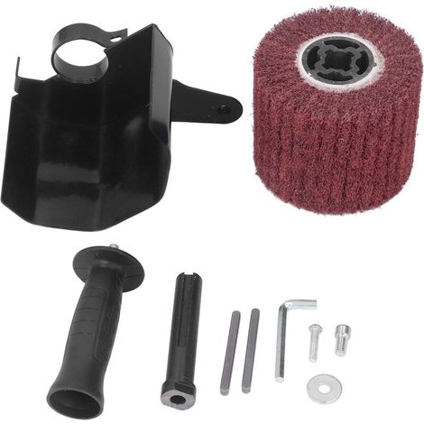 Kit de polissage et brunissage pour meuleuse d’angle – M10 – 4 accessoires pour bois et métal, fixation rapide