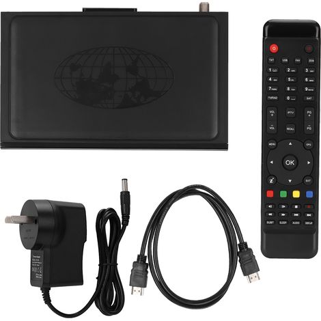 Boîte TV numérique V8 Magic DVB-S2 & IPTV DLNA SAT vers IP avec WiFi intégré, prise AU (1/5)