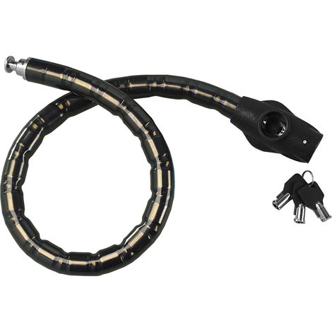 Boa, cavo antifurto Ø 24 mm in acciaio plastificato - 80 cm (1/3)