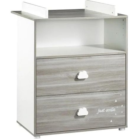 Sauthon Smile Wickelkommode Eiche Silice