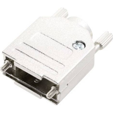 MH Connectors MHDTZK-N-09-RA-K 6560-0105-01 Guscio SUB-D Numero Poli (num): 9 Metallo 180 ° Argento 1 pz. (1/2)
