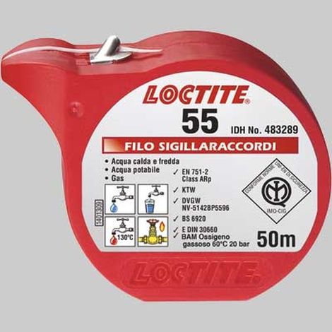 FILO SIGILLANTE LOCTITE 55/50 - 50 Mt
