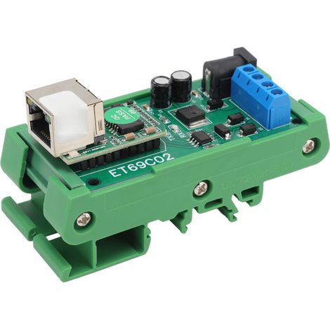 Convertisseur Ethernet RS485 9600BPS avec Protection Anti-Surtension TVS, Module TCP/UDP 12V Boîtier Inclus (1/5)