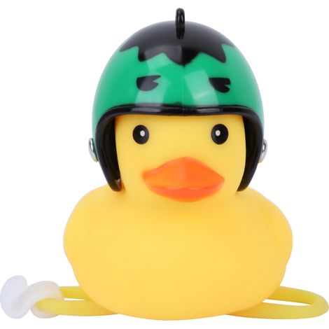 Canard Lumineux pour Vélo et Moto avec Son et Casque (Géant Vert) (1/5)