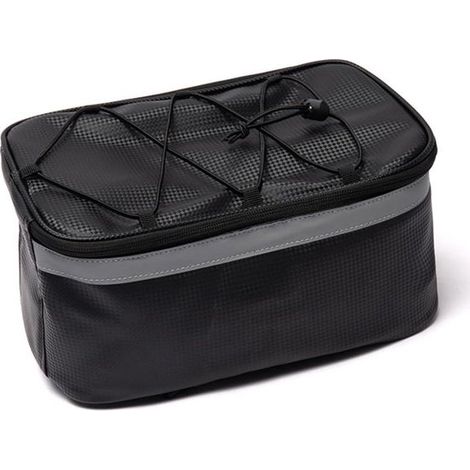 Bolsa portaequipajes impermeable para bicicleta de 6 litros con reflectores y sistema de liberación rápida (1/5)