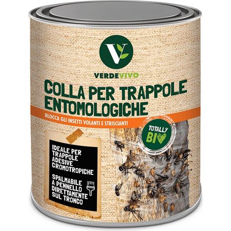 Colla pennellabile cattura insetti per trappole mosche 750 ml