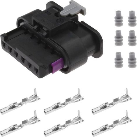 Rücklichtstecker, 6-polig. Teilenummer 61132359993. Für BMW 1er F20 F21, 2er F22 F23 F87 (1/5)