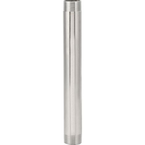 Raccord mâle fileté en acier inoxydable G3/4, extension 20cm, adaptateur pour tuyau et raccord de plomberie (1/5)