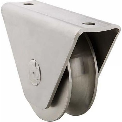 Estebro – Roue de portail sur roulement 20mm en applique – Acier – Ø120mm – Charge max 655kg pour portes coulissantes