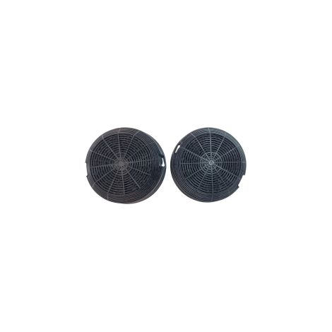 Lot de 2 filtres charbon type 47 pour Hotte 484000008784, CFC0141497 AEG, ARISTON HOTPOINT, BAUKNECHT, ELECTROLUX, ELICA, ESSENTIEL B,