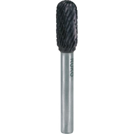 RUKO Fraise carbure monobloc WRC Ø 10 mm longueur tête 20 mm Ø queue 6 mm TiCN denture KVZ 4 - 116022TC (1/5)