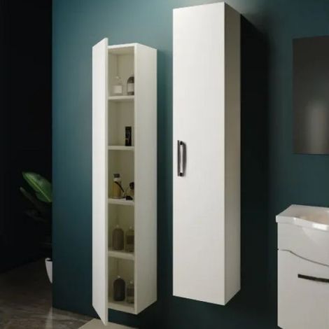 Pensile multiuso Mobo Hope in mdf palissandro larice cm l30 x p19 x h120